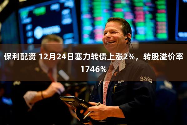 保利配资 12月24日塞力转债上涨2%，转股溢价率1746%